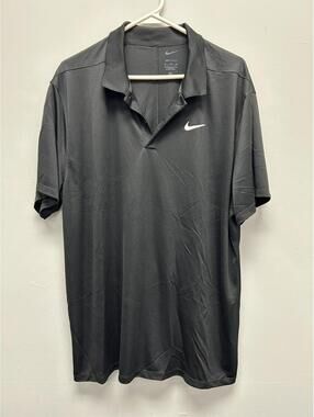 Nike Dri-Fit Black Polo Shirt